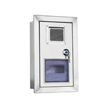 صندوق عداد خارجي من الفولاذ المقاوم للصدأ مثبت في الحائط