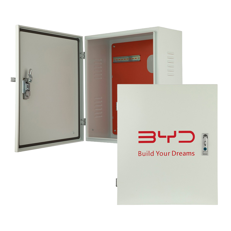 صندوق حماية شاحن السيارة الكهربائية مع قفل