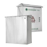 صندوق شاحن EV من الفولاذ المقاوم للصدأ لمواقف السيارات الخارجية