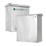 صندوق شاحن EV من الفولاذ المقاوم للصدأ مع فتحات للفتح