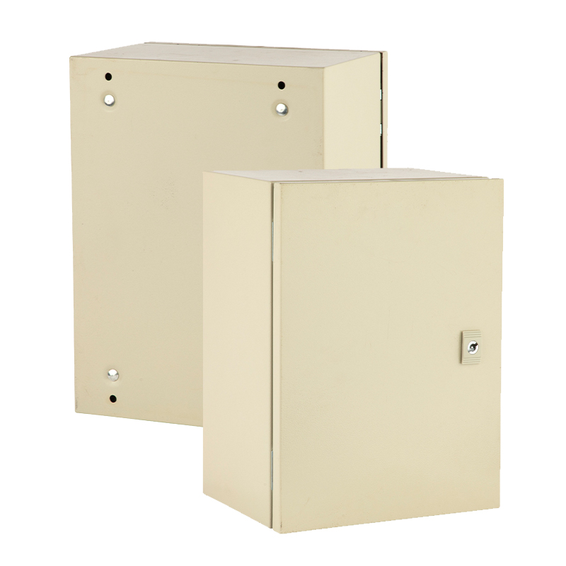 صندوق كهربائي من الفولاذ المعتدل مع طلاء مسحوق