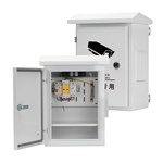 حاوية مقاومة للعوامل الجوية للمراقبة الخارجية