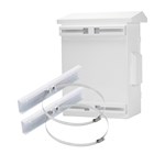 صندوق مراقبة خارجي مع فتحات التثبيت