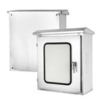 أبواب خزانة مقاومة للعوامل الجوية من الفولاذ المقاوم للصدأ