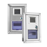 حاوية من الفولاذ المقاوم للصدأ مثبتة في الحائط لخزانة العداد