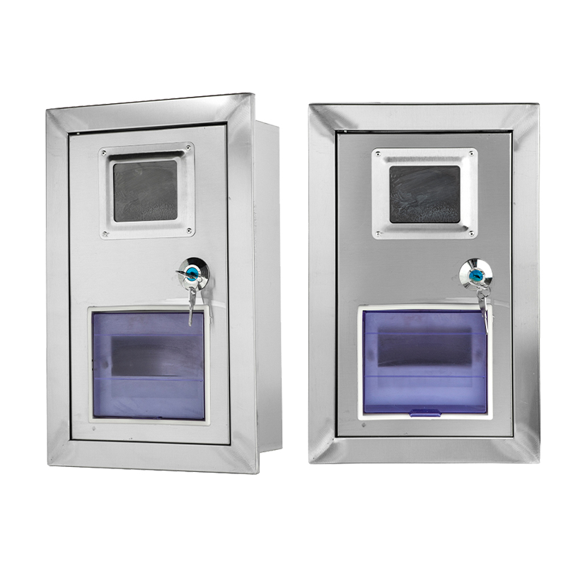 حاوية عداد كهرباء مثبتة على الحائط من الفولاذ المقاوم للصدأ