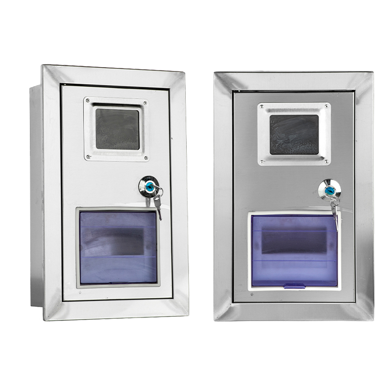 حاوية عداد حائط من الفولاذ المقاوم للصدأ مخصصة