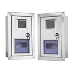 صندوق عداد حائطي من الفولاذ المقاوم للصدأ تجاري