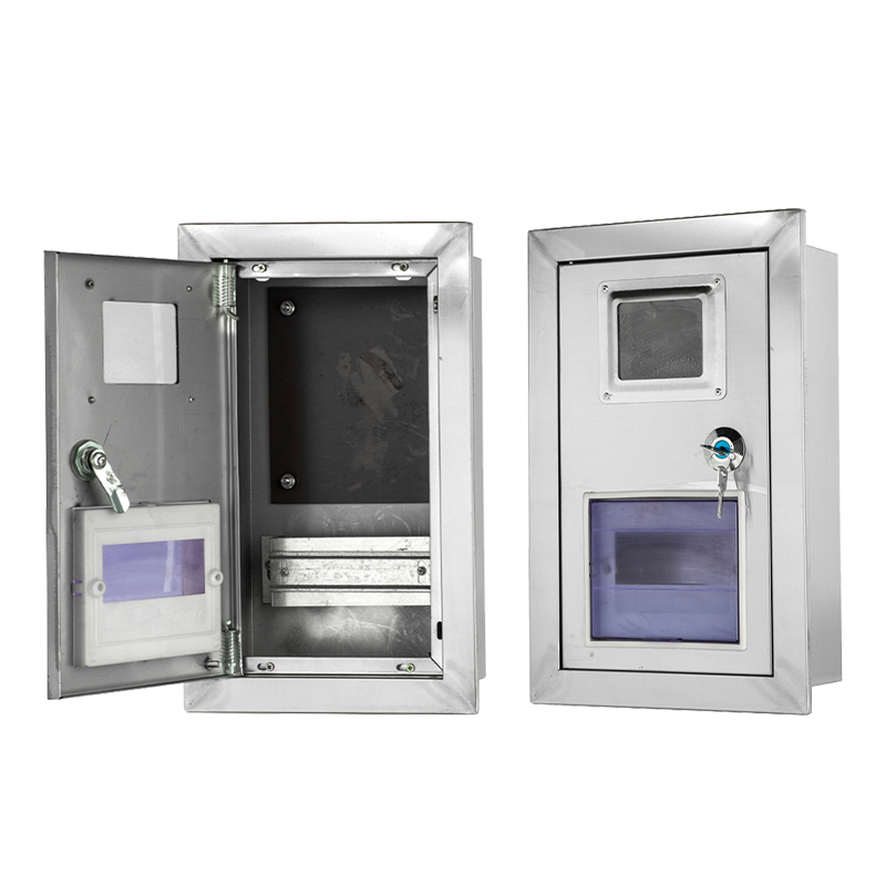 صندوق عداد توزيع من الفولاذ المقاوم للصدأ مثبت على الحائط