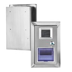 صندوق عداد كهربائي مدمج في الحائط من الفولاذ المقاوم للصدأ