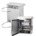 حاوية مراقبة خارجية مع تأريض